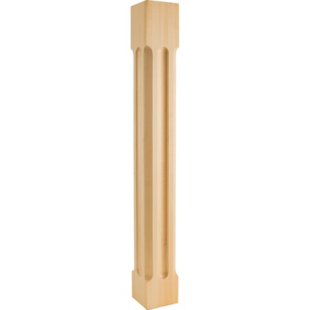 Hardware Resources 5" Wx5"Dx42"H Alder Scooped Post P78-5-42-ALD